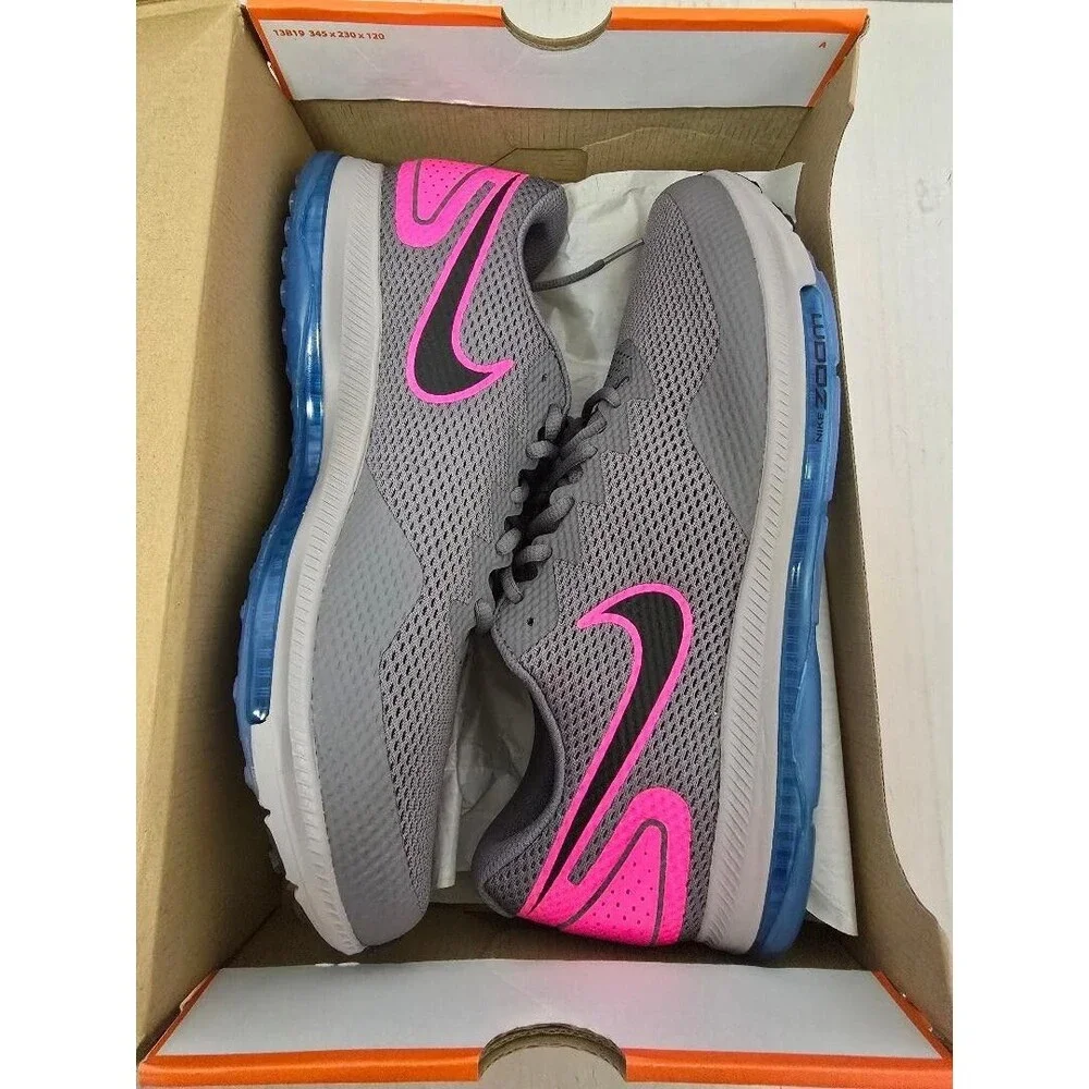 NIKE ZOOM ALL OUT LOW 2 MEN SIZE 11.5 GUNSMOKE PINK BLAST NEW COMORT RUN NIB!
